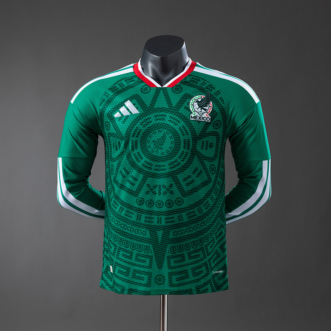 MÉXICO MUNDIAL I 2026 HOMBRE (MANGA LARGA) VERSIÓN JUGADOR