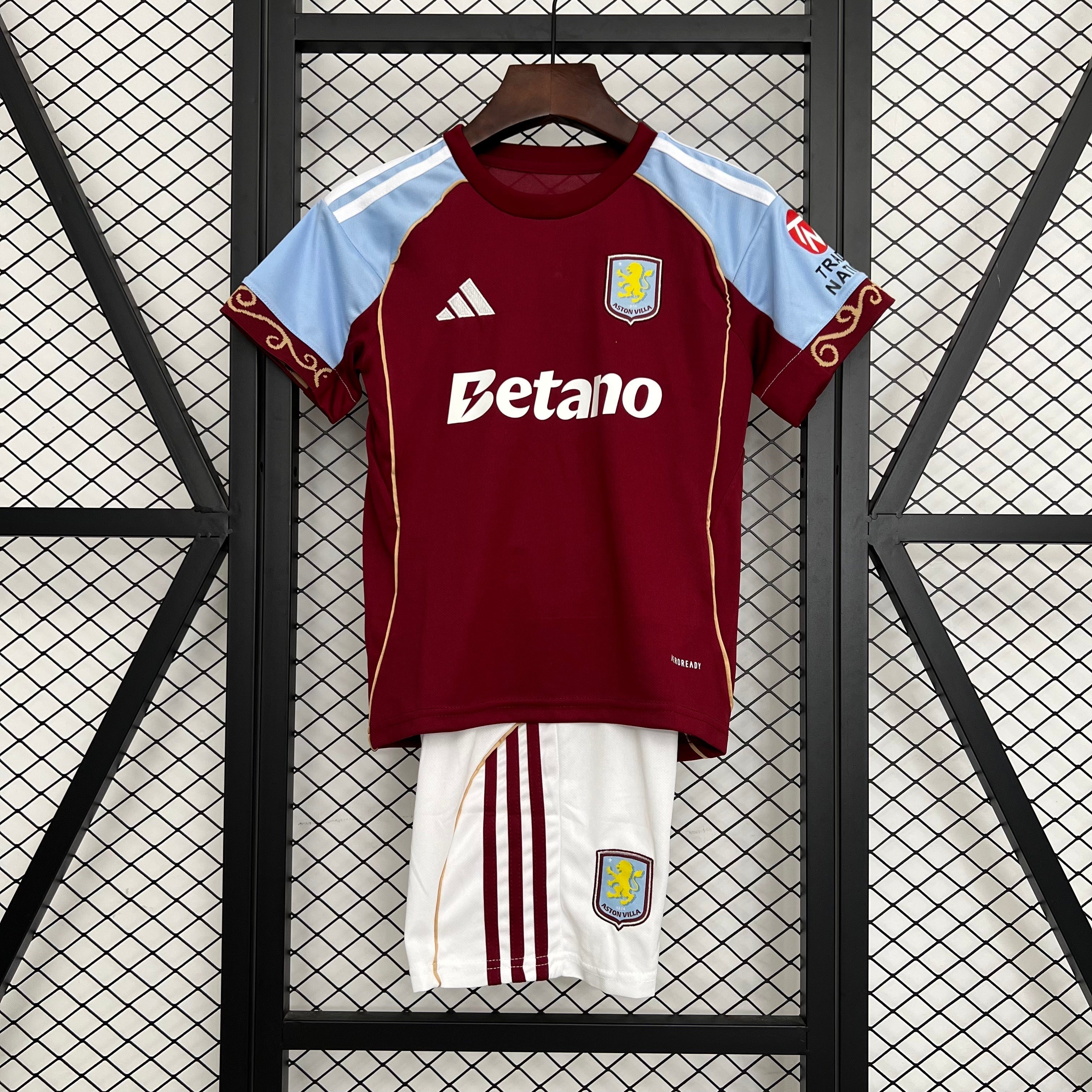 ASTON VILLA I 25/26 CONJUNTO INFANTIL