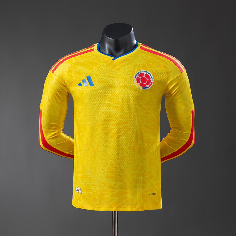 COLOMBIA MUNDIAL I 2026 HOMBRE (MANGA LARGA ) VERSIÓN JUGADOR