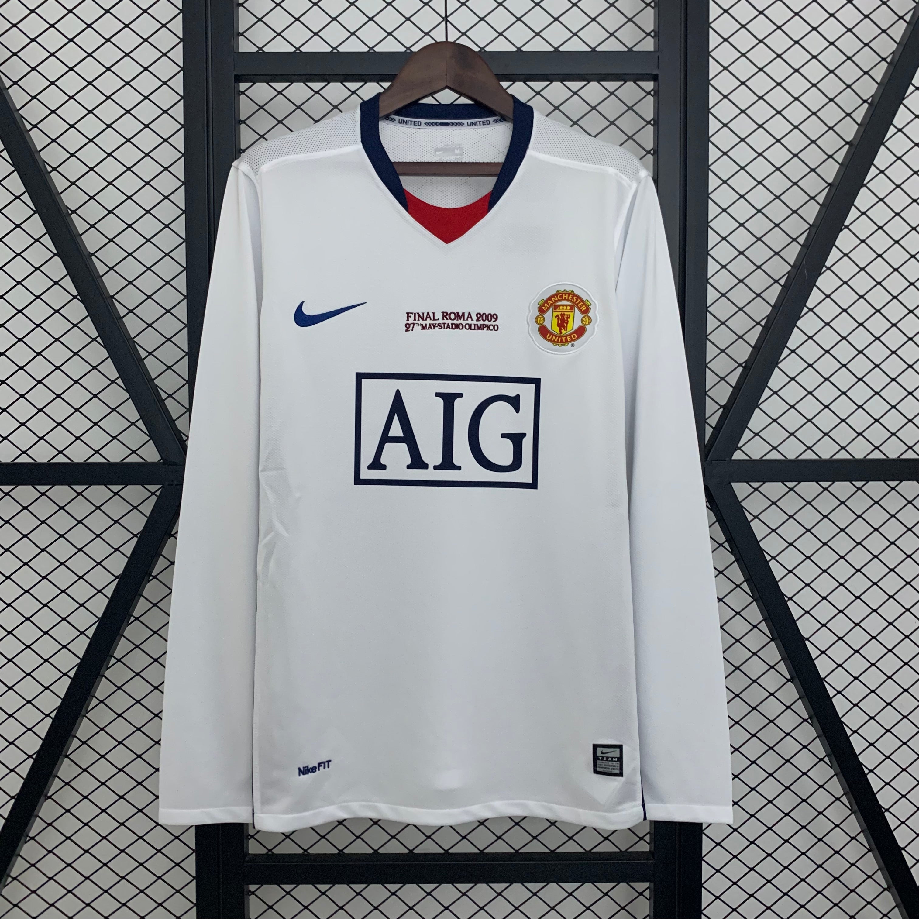 MANCHESTER UNITED II FINAL CHAMPIONS LEAGUE MANGA LARGA 2008 HOMBRE