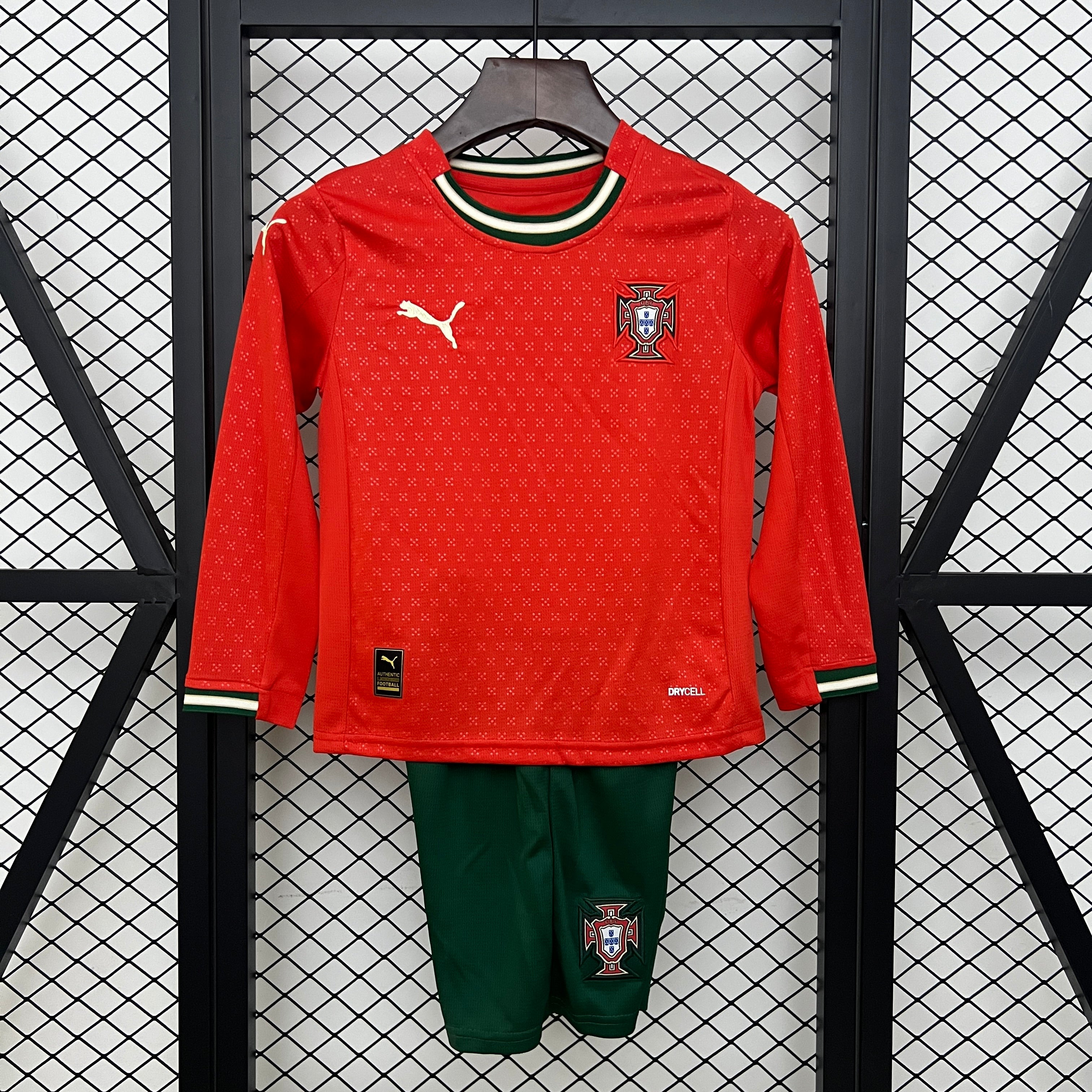 PORTUGAL I 2025 CONJUNTO INFANTIL (MANGA LARGA)